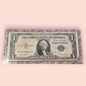 1935E $1 Silver Certificate – Blue Seal One Dollar Bill (Fr. 1614)